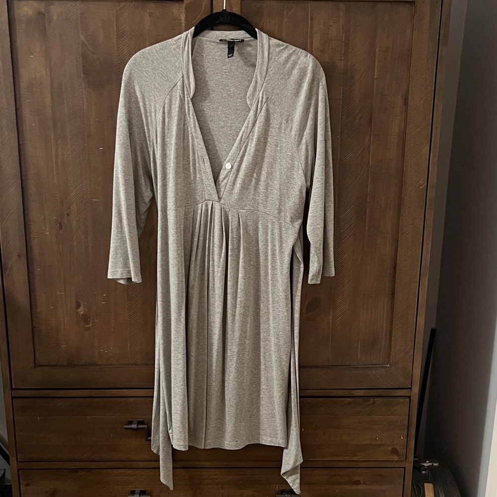 Isabella Oliver Gray Maternity Dress